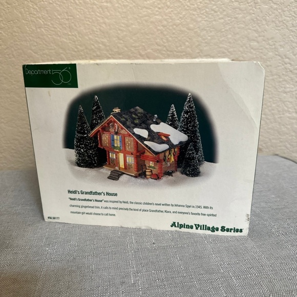 Department 56 Alpine Village Heidi's Grandfather's House - Picture 1 of 7